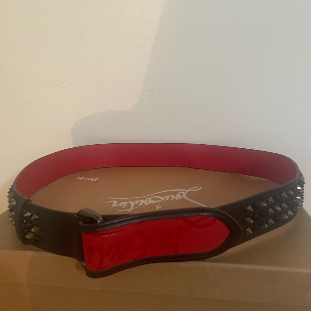 Christian louboutin mens belt